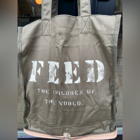 NWT FEED 25 Collapsible Packable Tote Bag - Picture 3 of 6